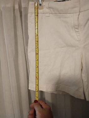 Counterparts White Women's Shorts with Floral Waistband